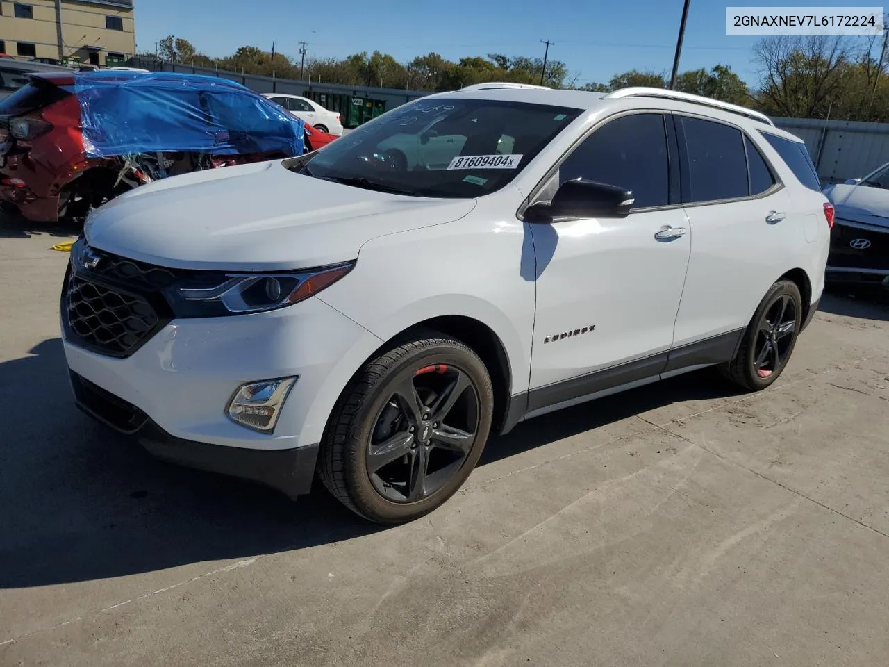 2020 Chevrolet Equinox Premier VIN: 2GNAXNEV7L6172224 Lot: 81609404