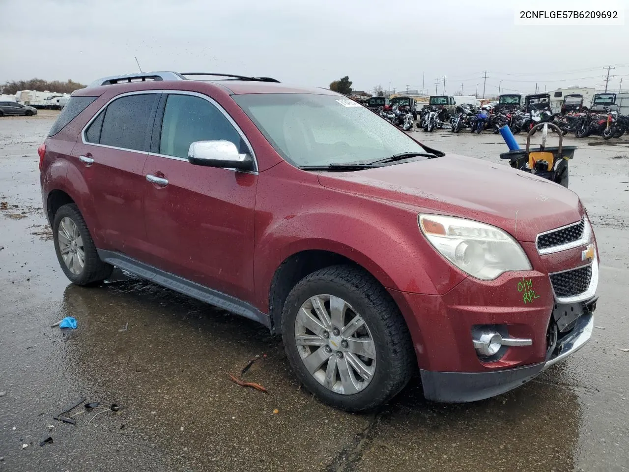 2020 Chevrolet Equinox Ltz VIN: 2CNFLGE57B6209692 Lot: 81849254