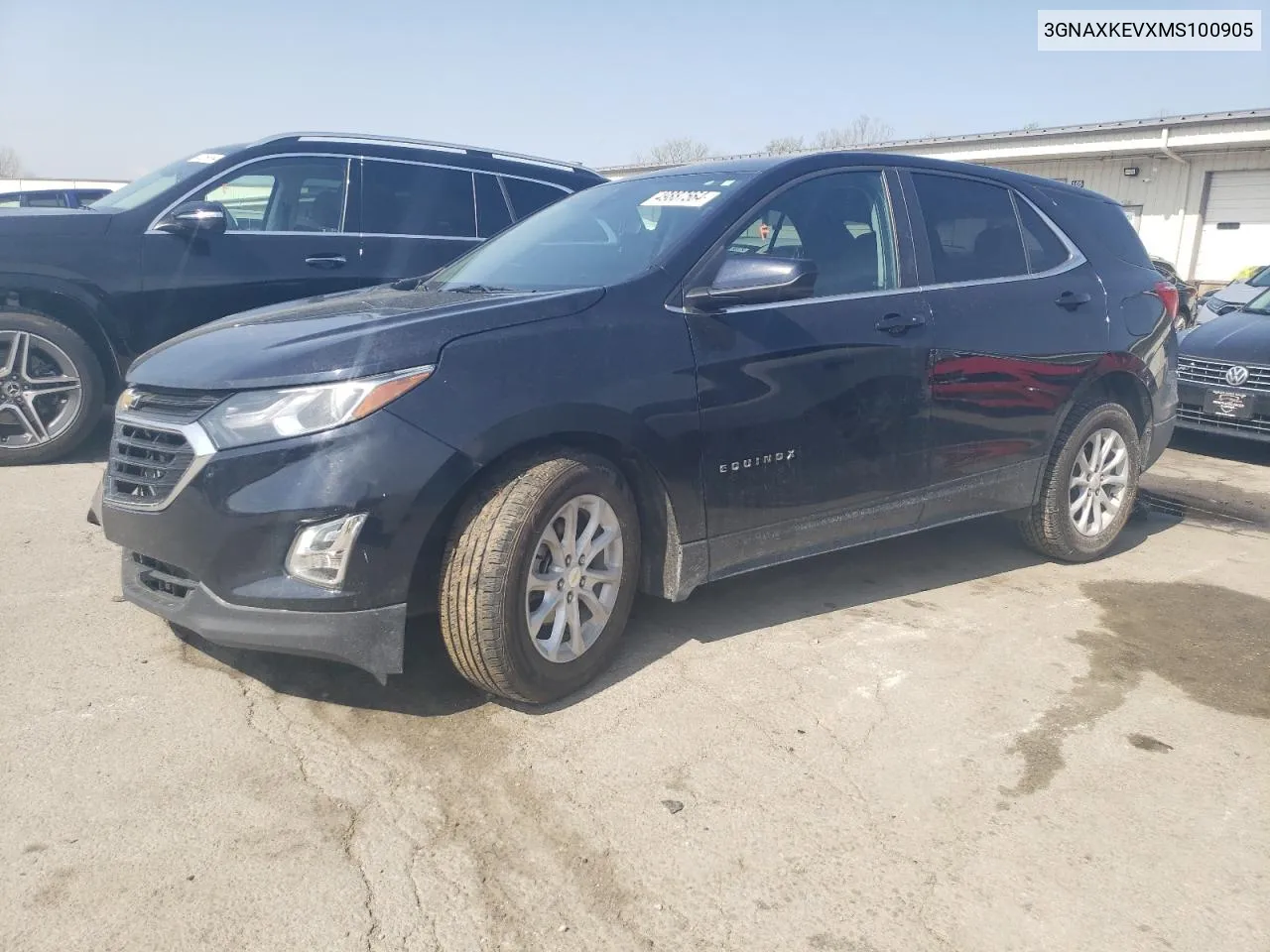 2021 Chevrolet Equinox Lt VIN: 3GNAXKEVXMS100905 Lot: 49887564