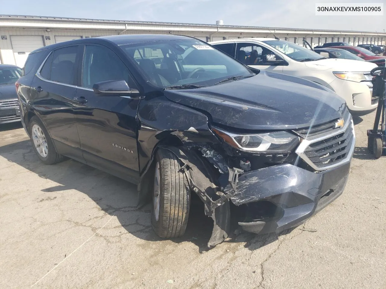 2021 Chevrolet Equinox Lt VIN: 3GNAXKEVXMS100905 Lot: 49887564