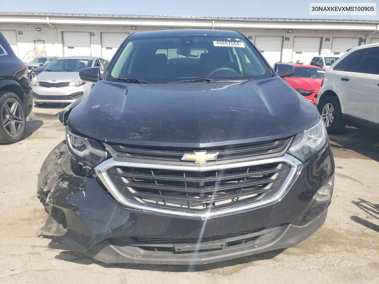 2021 Chevrolet Equinox Lt VIN: 3GNAXKEVXMS100905 Lot: 49887564