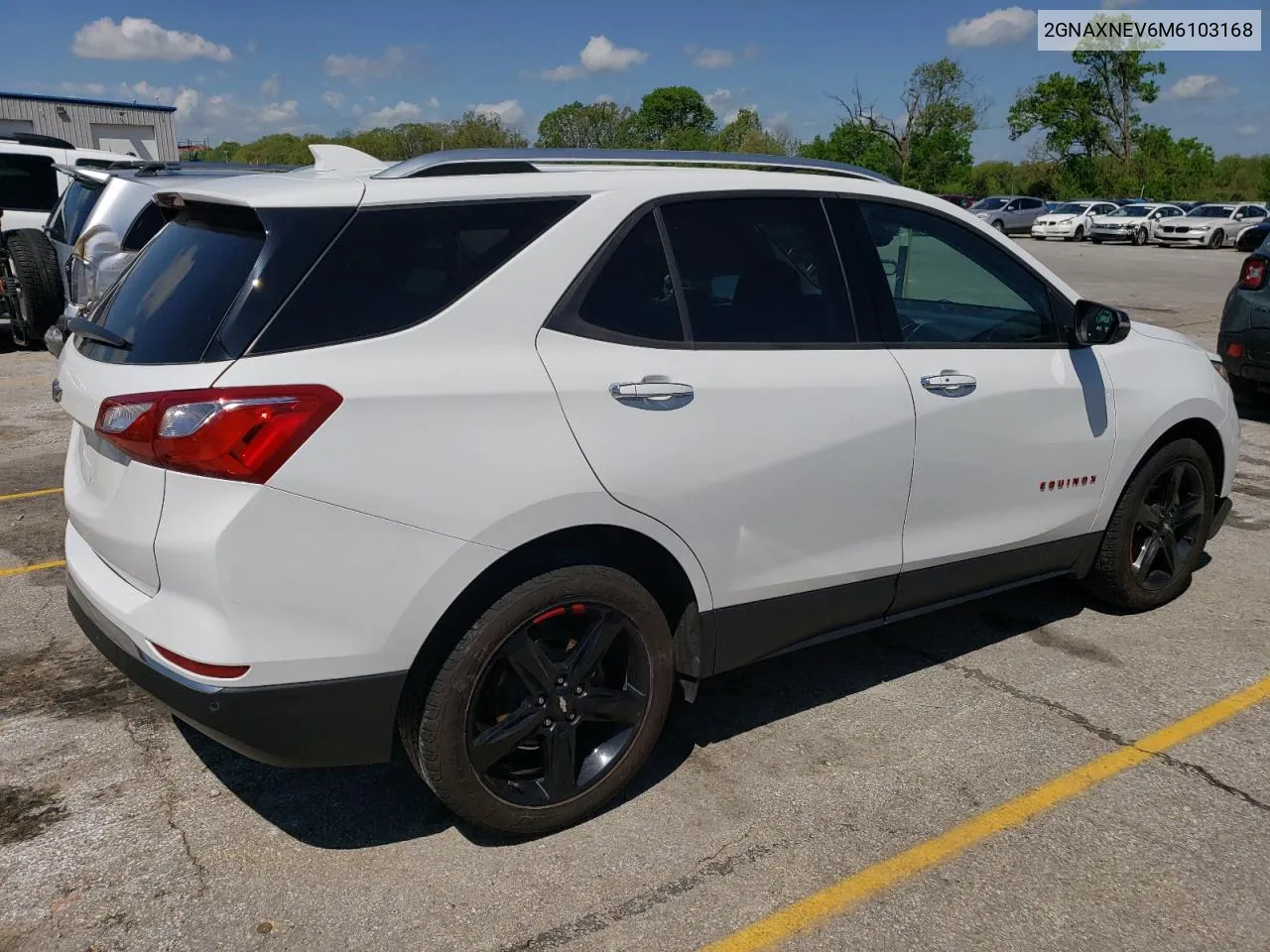 2021 Chevrolet Equinox Premier VIN: 2GNAXNEV6M6103168 Lot: 52816904