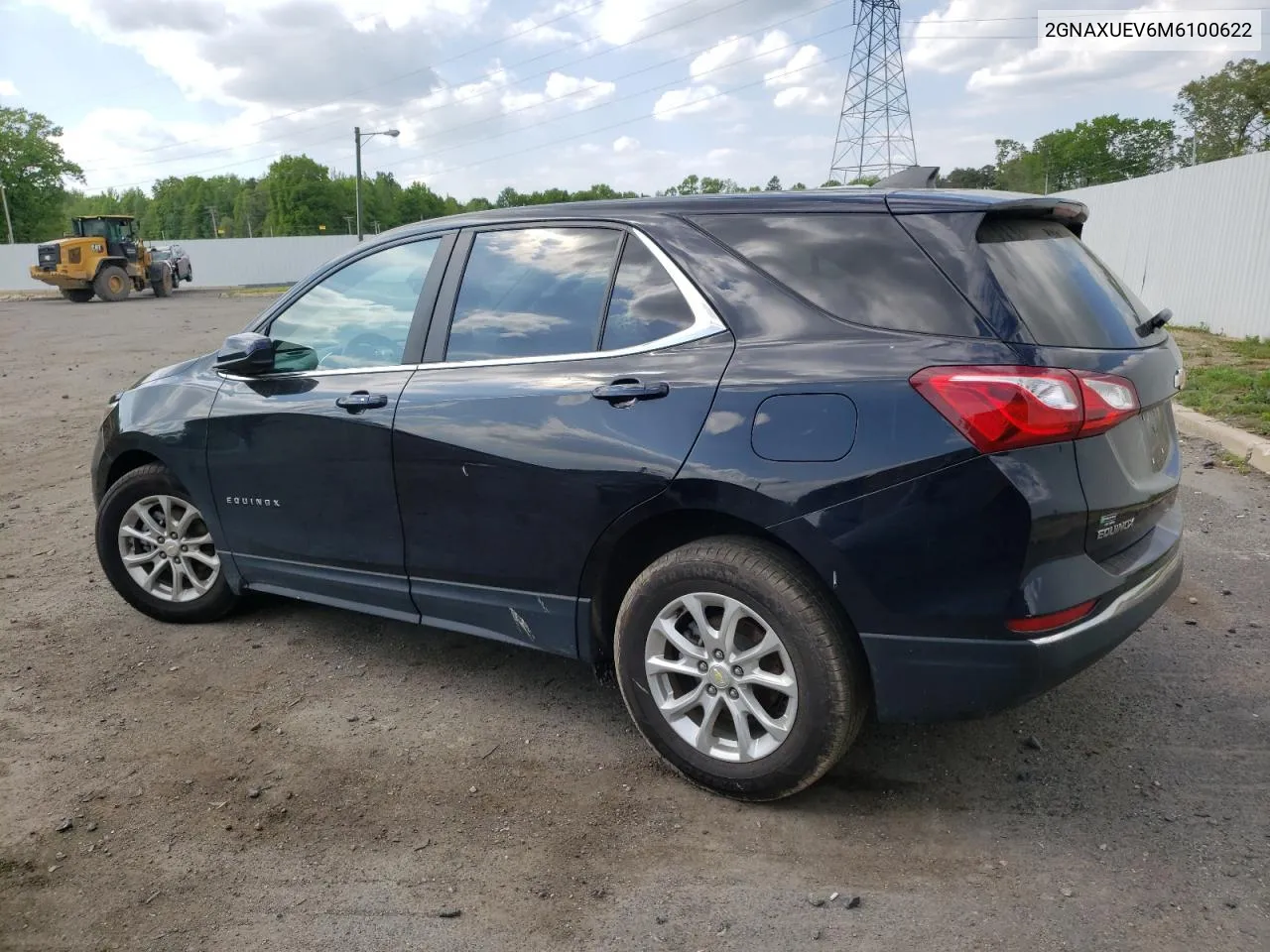 2021 Chevrolet Equinox Lt VIN: 2GNAXUEV6M6100622 Lot: 53168914