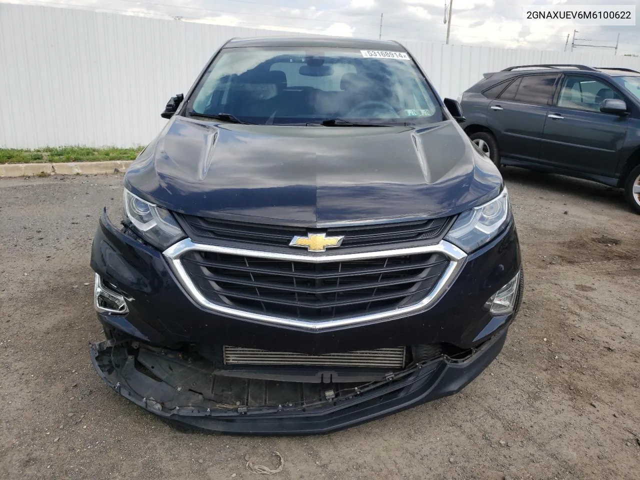 2GNAXUEV6M6100622 2021 Chevrolet Equinox Lt