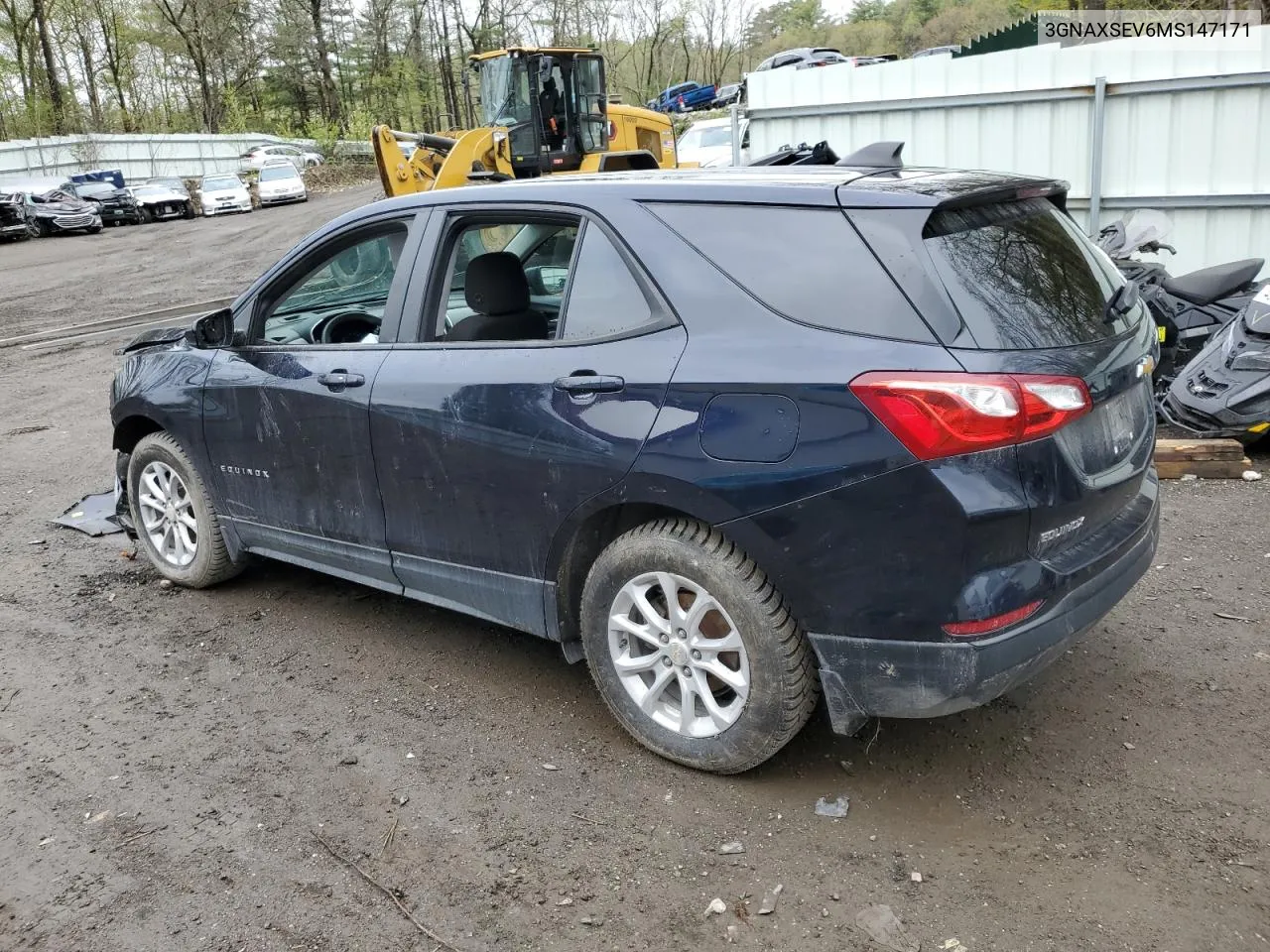 2021 Chevrolet Equinox Ls VIN: 3GNAXSEV6MS147171 Lot: 53402674