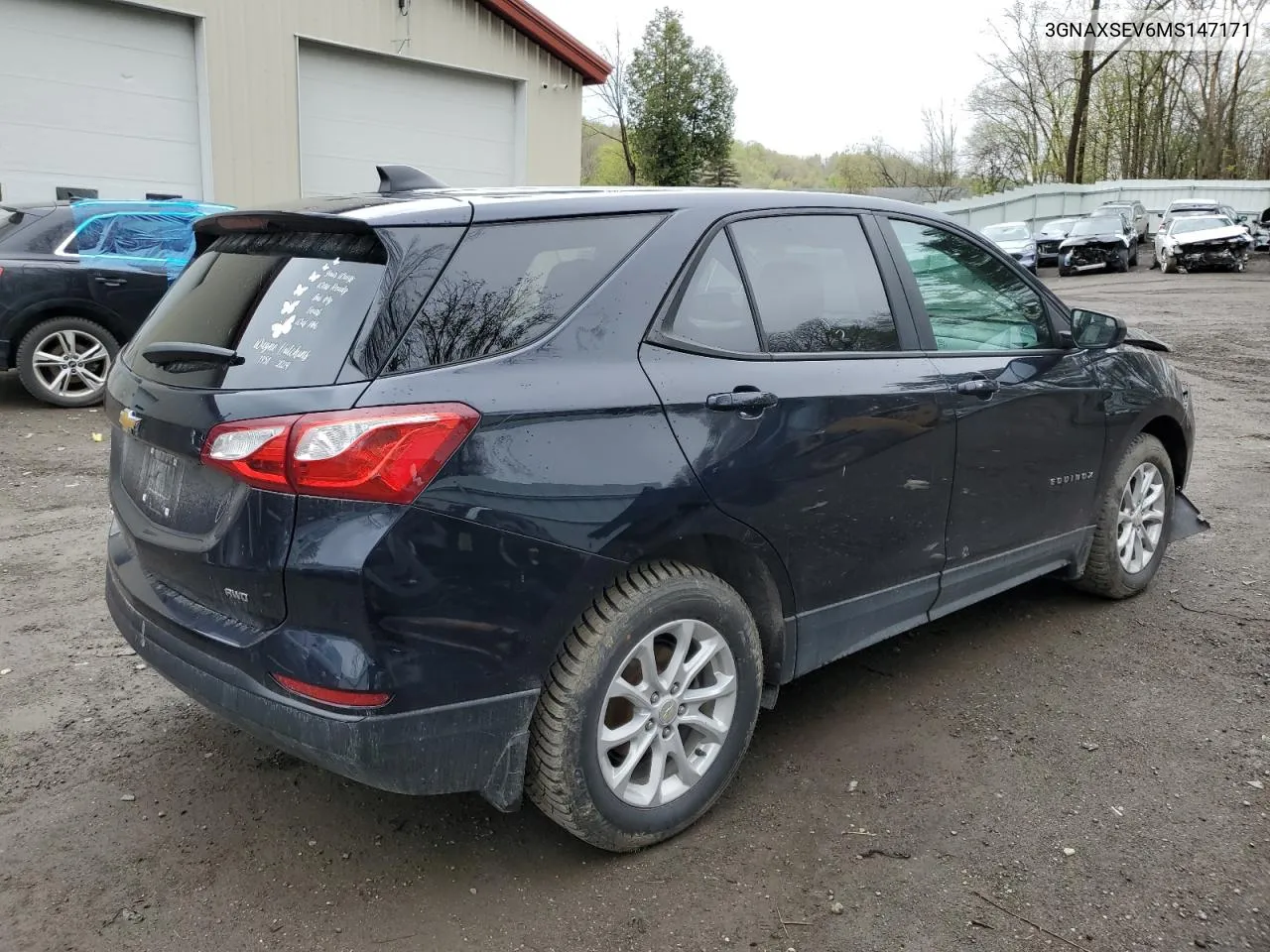 2021 Chevrolet Equinox Ls VIN: 3GNAXSEV6MS147171 Lot: 53402674