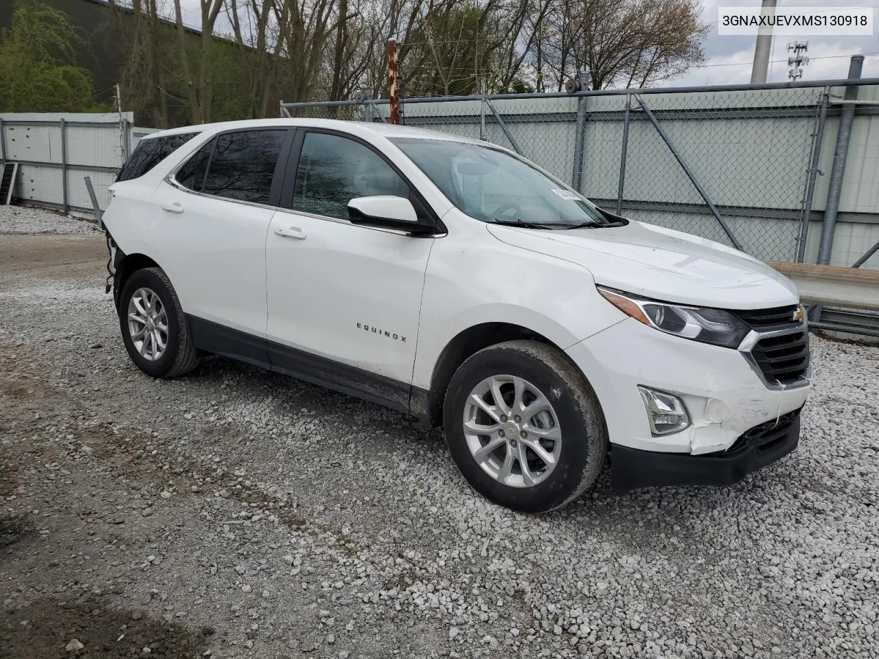 2021 Chevrolet Equinox Lt VIN: 3GNAXUEVXMS130918 Lot: 53647414