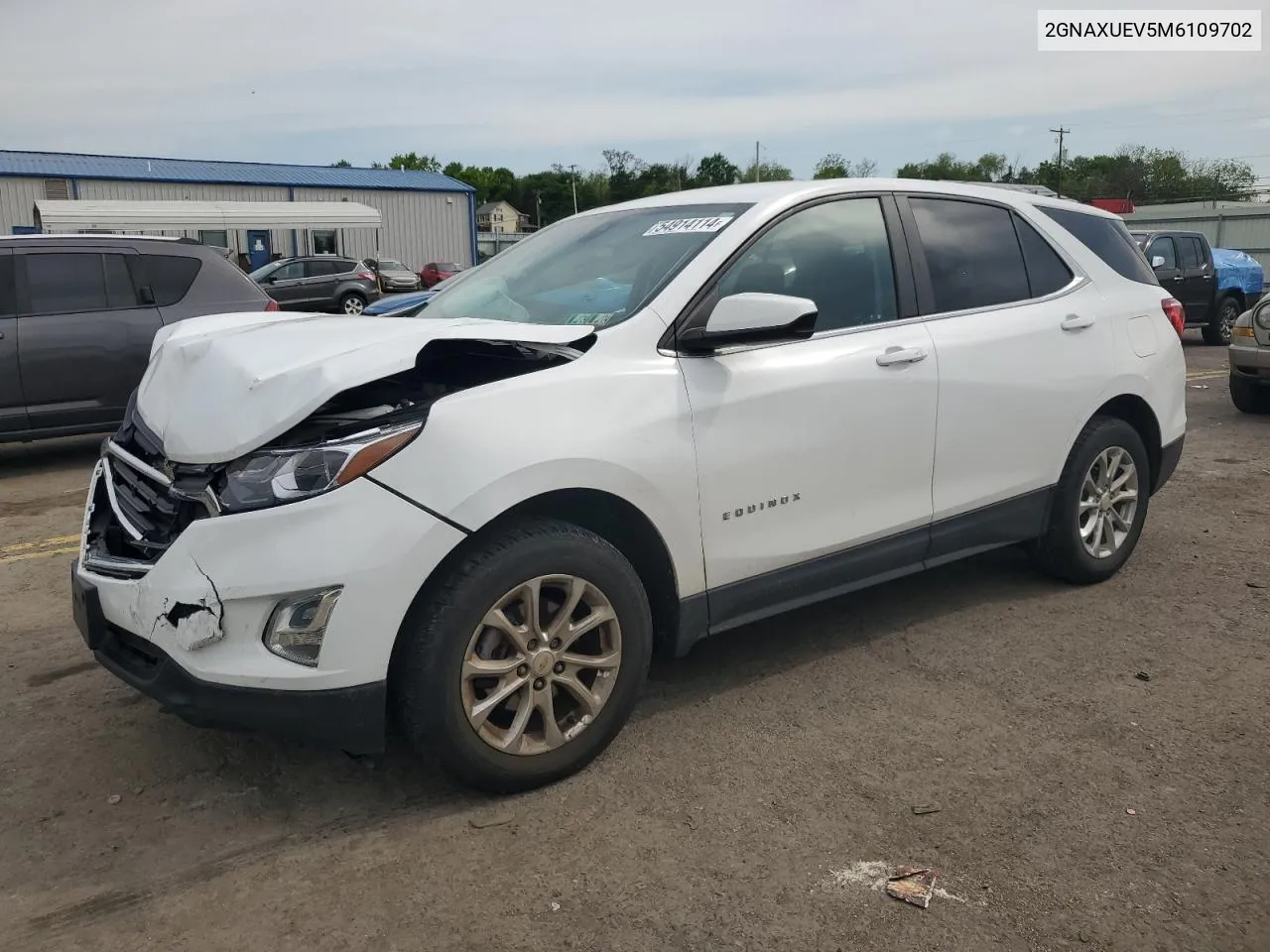 2021 Chevrolet Equinox Lt VIN: 2GNAXUEV5M6109702 Lot: 54914114