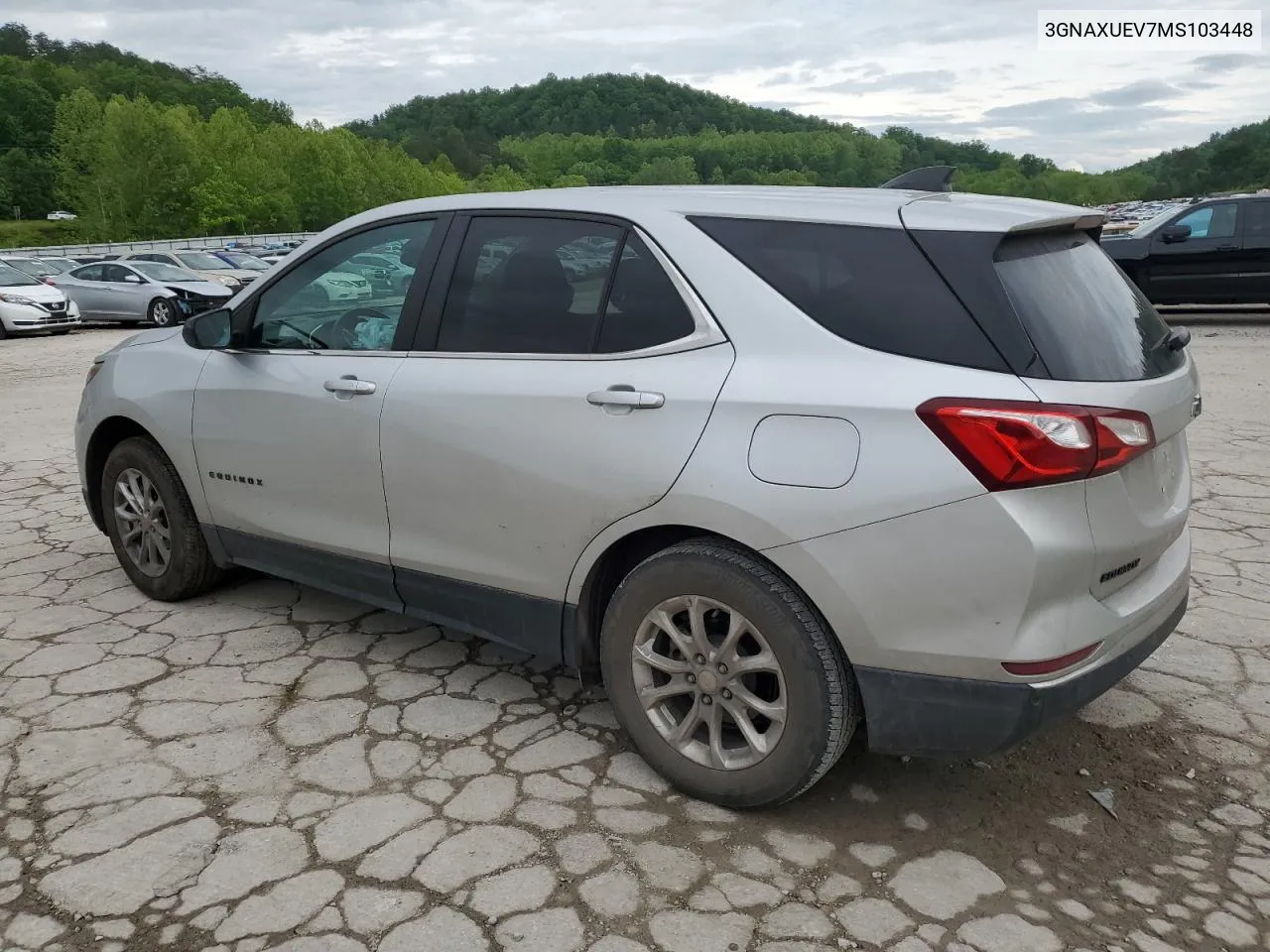 2021 Chevrolet Equinox Lt VIN: 3GNAXUEV7MS103448 Lot: 54998534