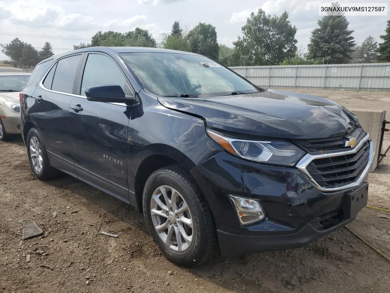 2021 Chevrolet Equinox Lt VIN: 3GNAXUEV9MS127587 Lot: 55312984