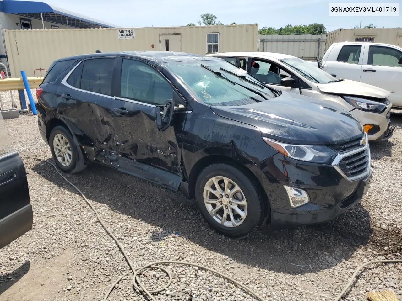 3GNAXKEV3ML401719 2021 Chevrolet Equinox Lt