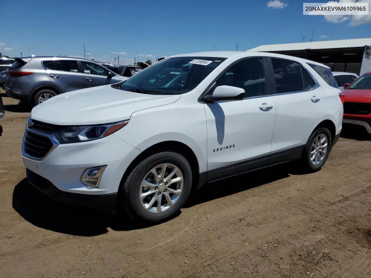 2021 Chevrolet Equinox Lt VIN: 2GNAXKEV9M6109965 Lot: 61159884