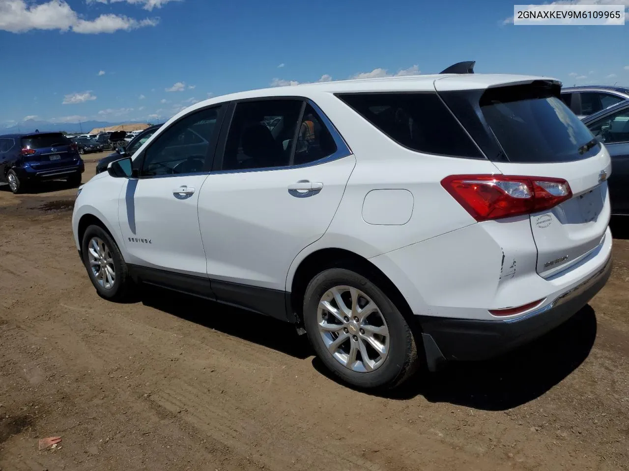 2021 Chevrolet Equinox Lt VIN: 2GNAXKEV9M6109965 Lot: 61159884