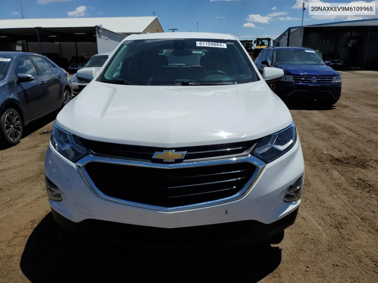 2021 Chevrolet Equinox Lt VIN: 2GNAXKEV9M6109965 Lot: 61159884