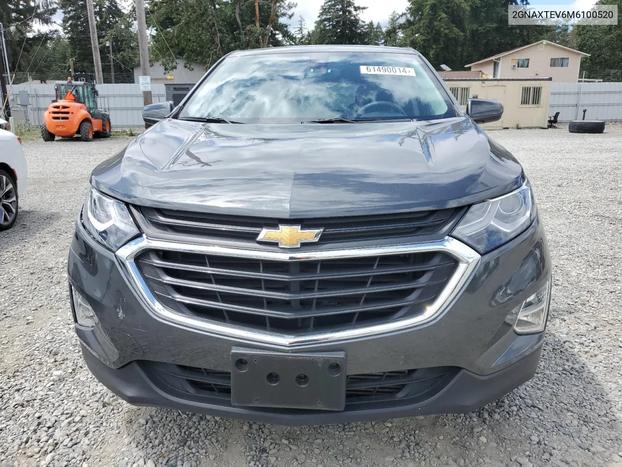 2021 Chevrolet Equinox Lt VIN: 2GNAXTEV6M6100520 Lot: 61490014