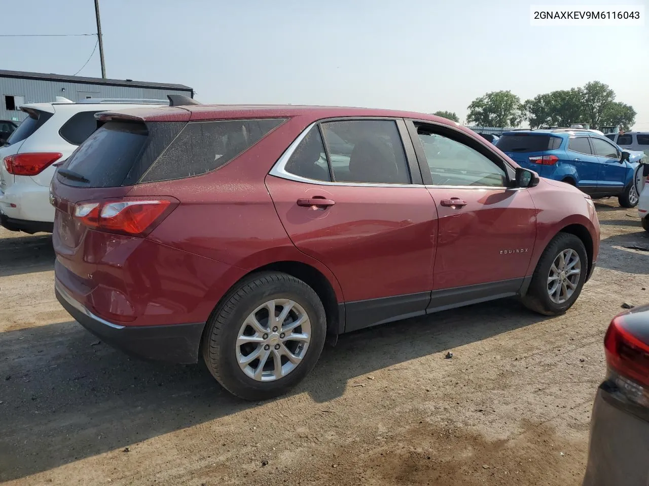 2021 Chevrolet Equinox Lt VIN: 2GNAXKEV9M6116043 Lot: 62604874