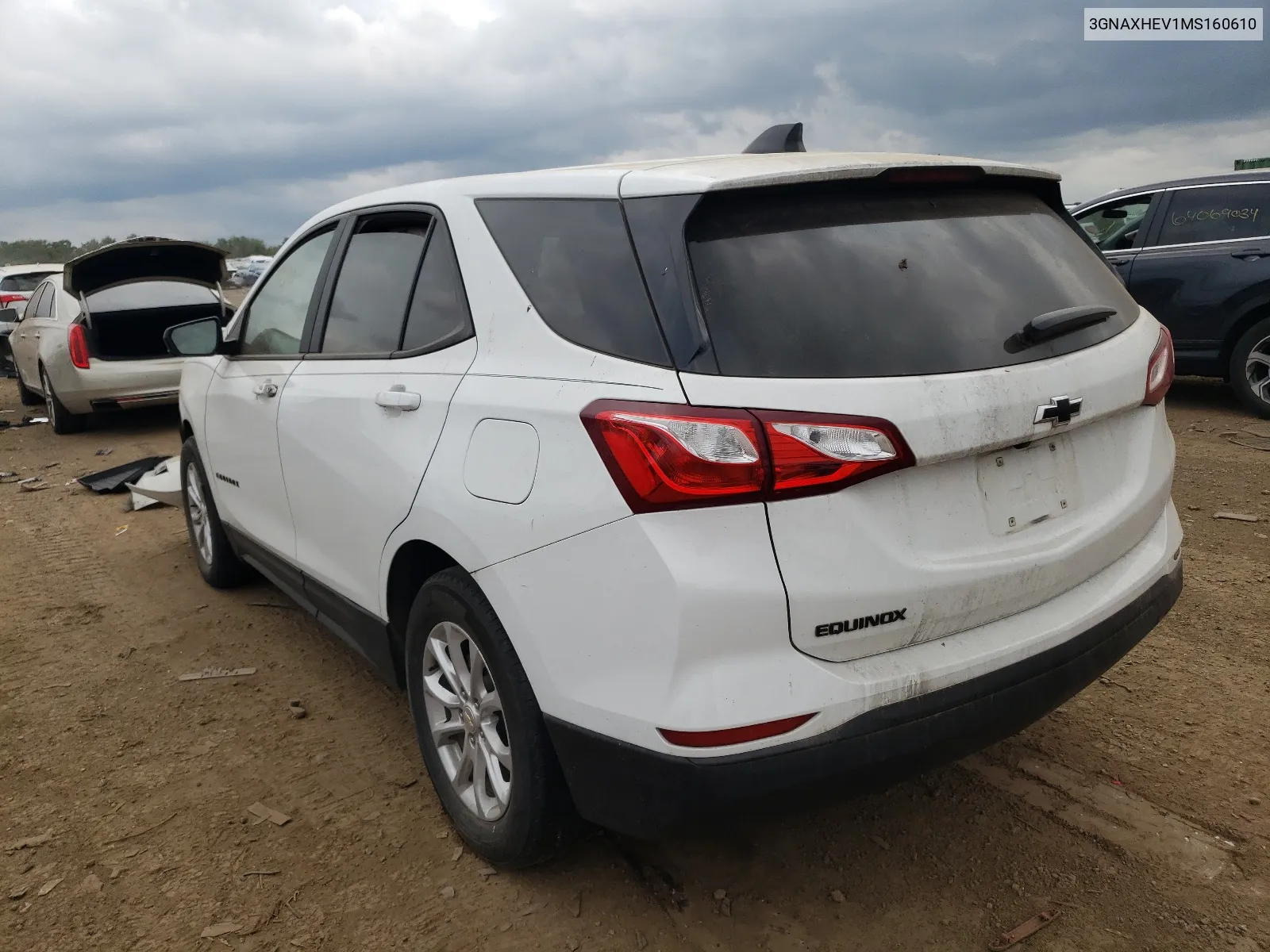 2021 Chevrolet Equinox Ls VIN: 3GNAXHEV1MS160610 Lot: 63915514