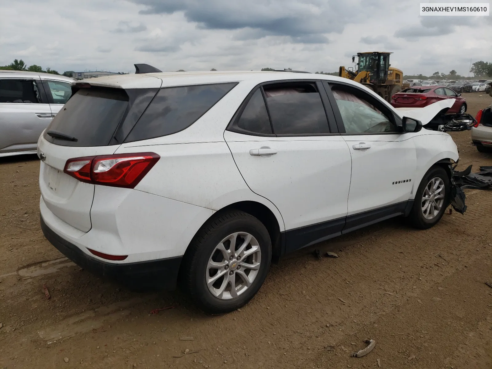 2021 Chevrolet Equinox Ls VIN: 3GNAXHEV1MS160610 Lot: 63915514