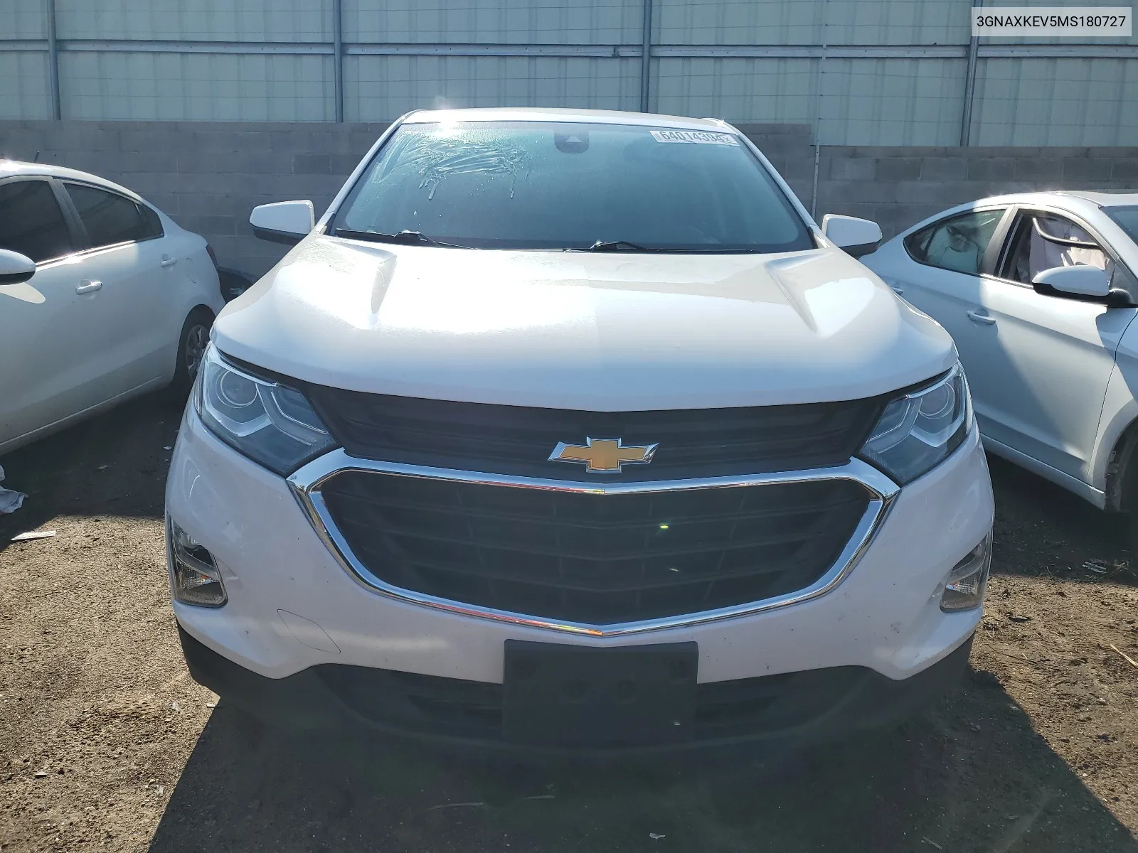 2021 Chevrolet Equinox Lt VIN: 3GNAXKEV5MS180727 Lot: 64014394