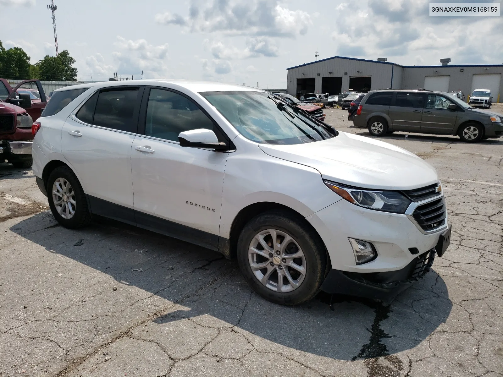 2021 Chevrolet Equinox Lt VIN: 3GNAXKEV0MS168159 Lot: 64179364