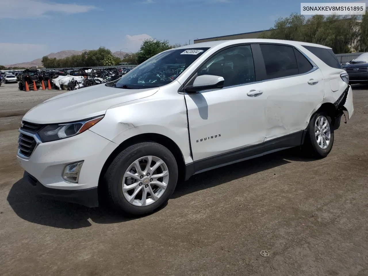 2021 Chevrolet Equinox Lt VIN: 3GNAXKEV8MS161895 Lot: 64238534