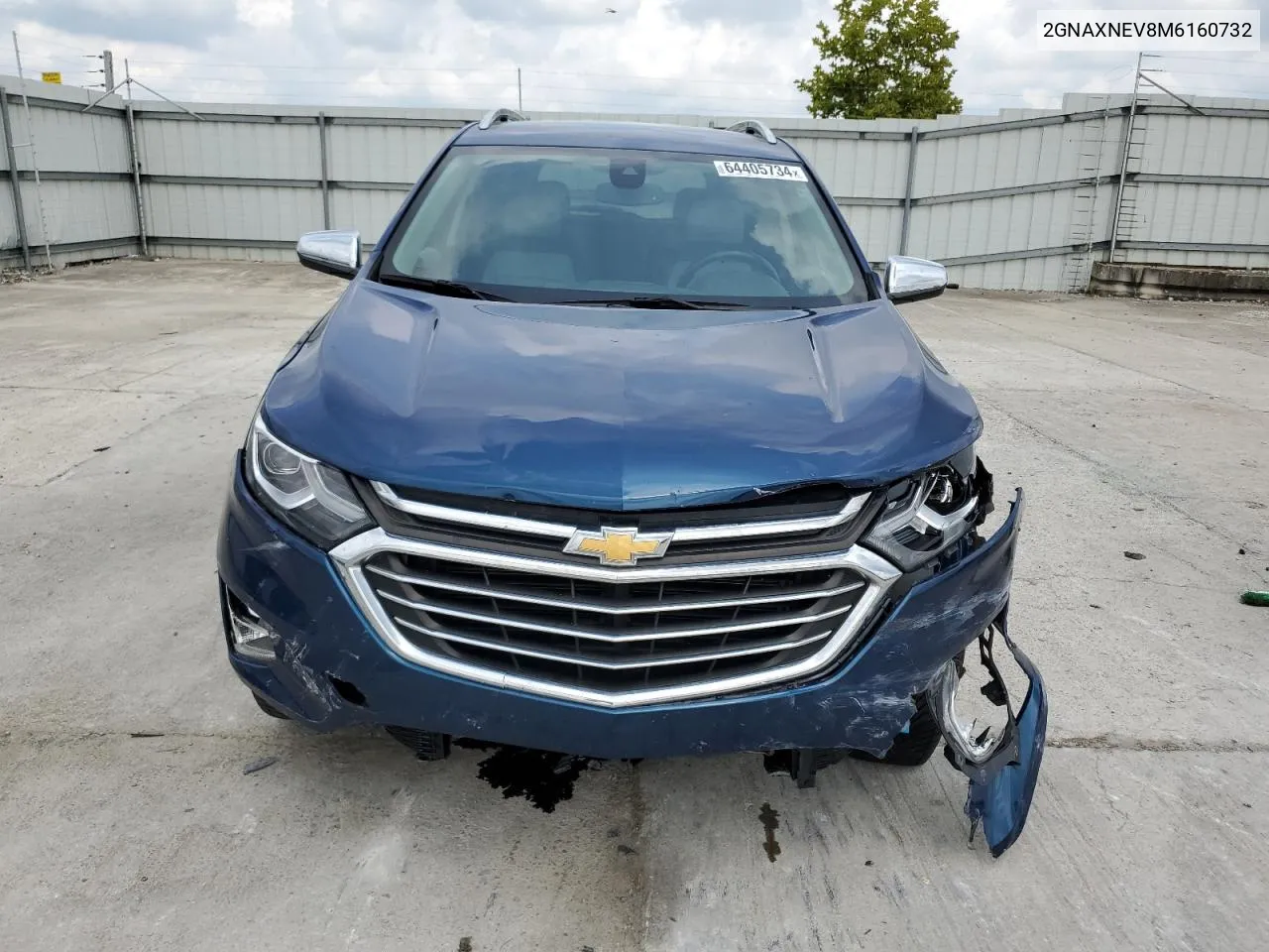 2021 Chevrolet Equinox Premier VIN: 2GNAXNEV8M6160732 Lot: 64405734