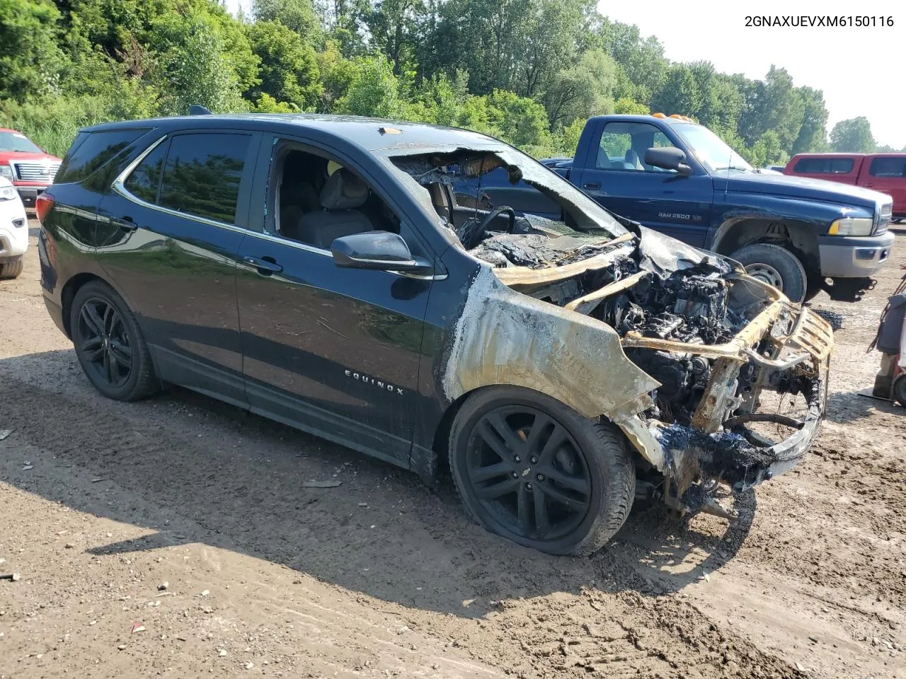 2021 Chevrolet Equinox Lt VIN: 2GNAXUEVXM6150116 Lot: 65354774