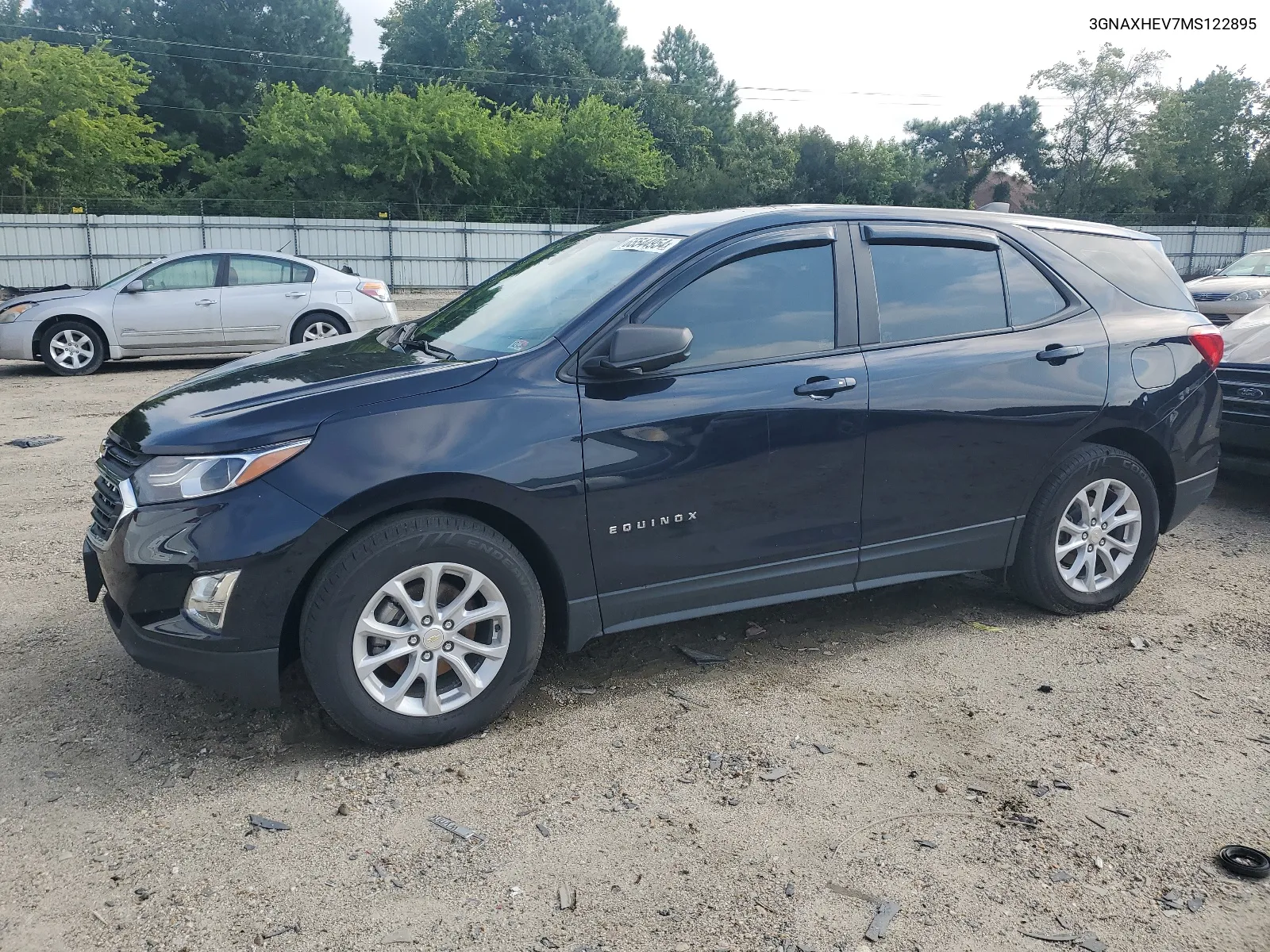 2021 Chevrolet Equinox Ls VIN: 3GNAXHEV7MS122895 Lot: 65544954