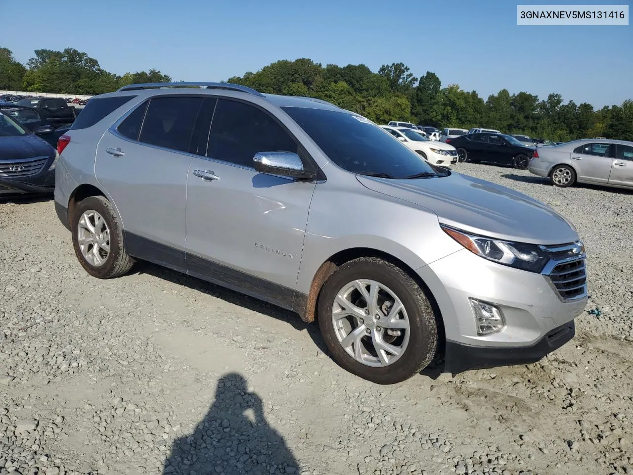 2021 Chevrolet Equinox Premier VIN: 3GNAXNEV5MS131416 Lot: 65832224