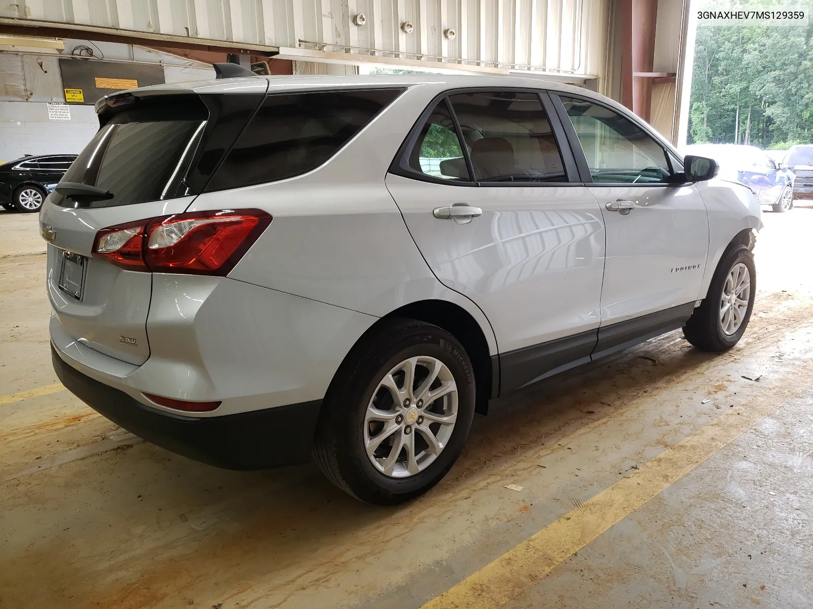 2021 Chevrolet Equinox Ls VIN: 3GNAXHEV7MS129359 Lot: 66398834