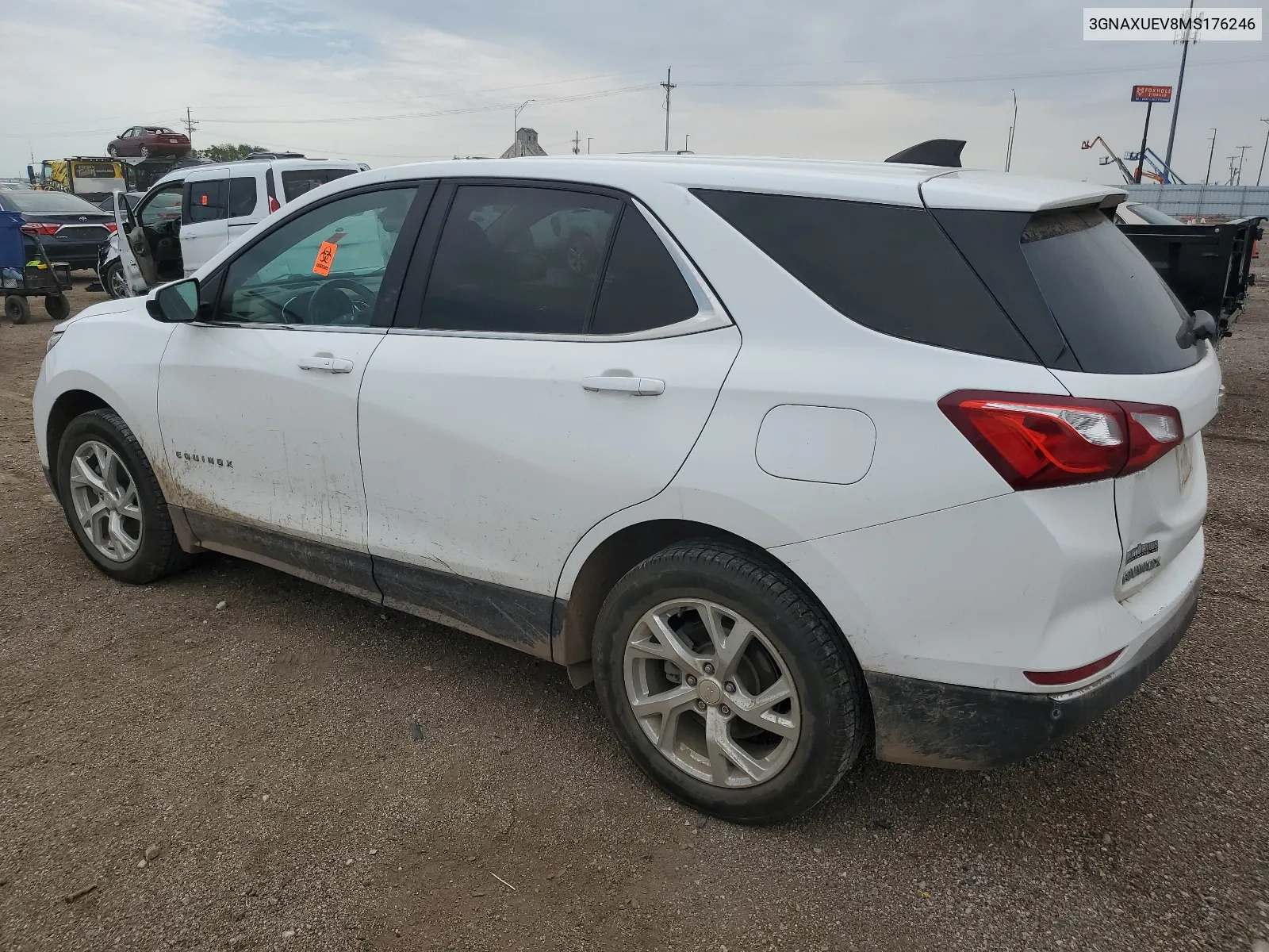 2021 Chevrolet Equinox Lt VIN: 3GNAXUEV8MS176246 Lot: 66603054