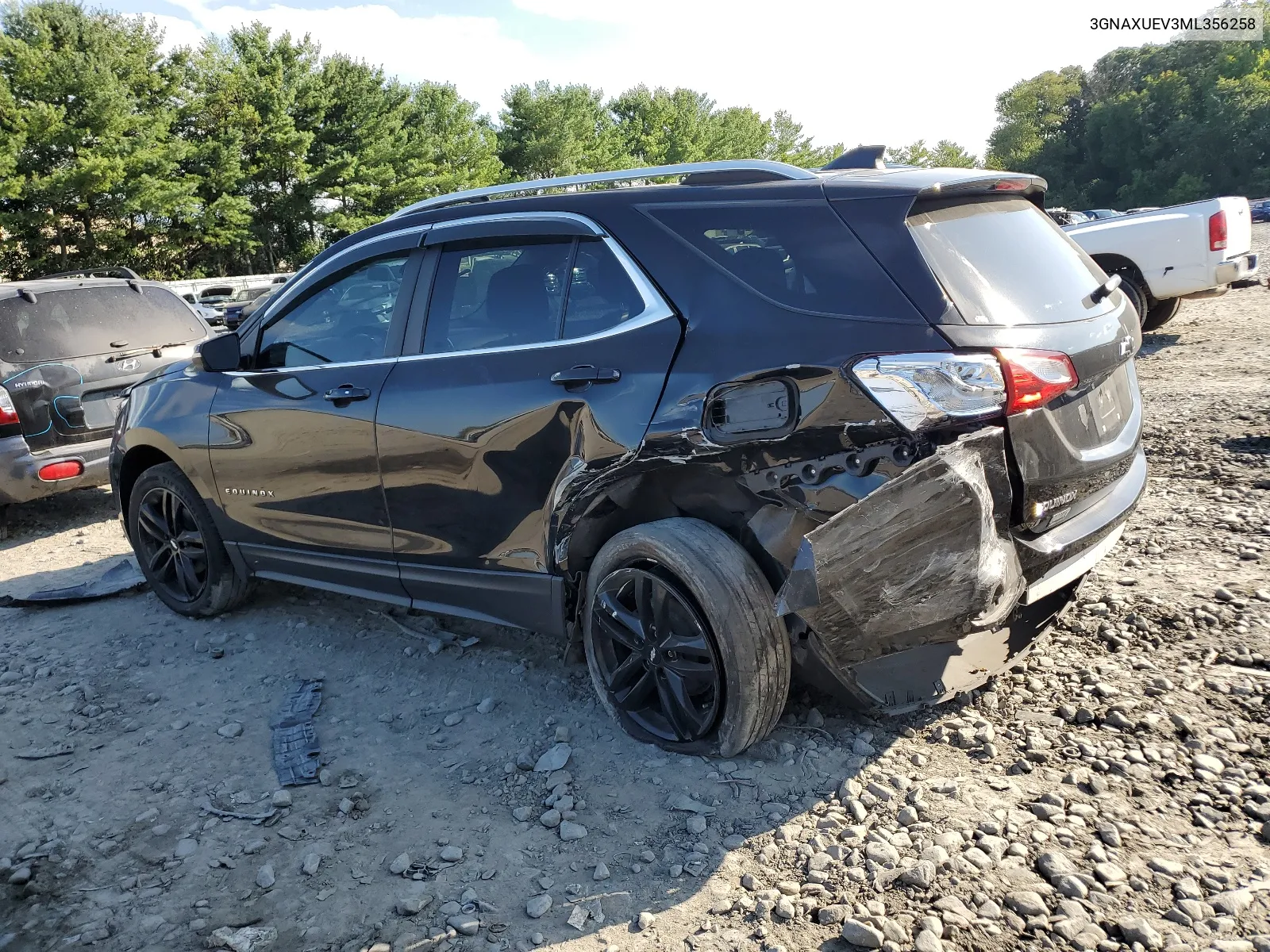 2021 Chevrolet Equinox Lt VIN: 3GNAXUEV3ML356258 Lot: 66964694