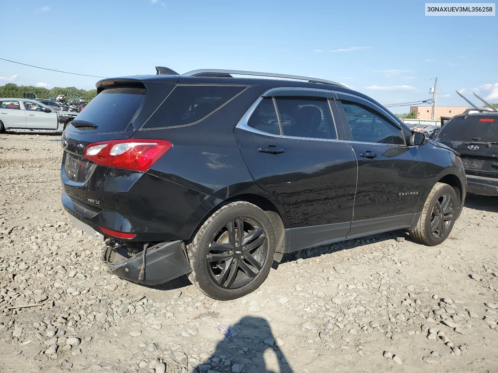 2021 Chevrolet Equinox Lt VIN: 3GNAXUEV3ML356258 Lot: 66964694