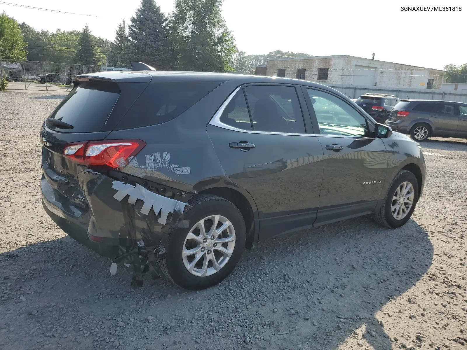 2021 Chevrolet Equinox Lt VIN: 3GNAXUEV7ML361818 Lot: 67101644