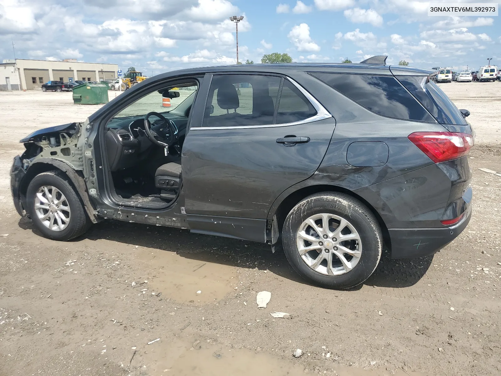 2021 Chevrolet Equinox Lt VIN: 3GNAXTEV6ML392973 Lot: 67434754