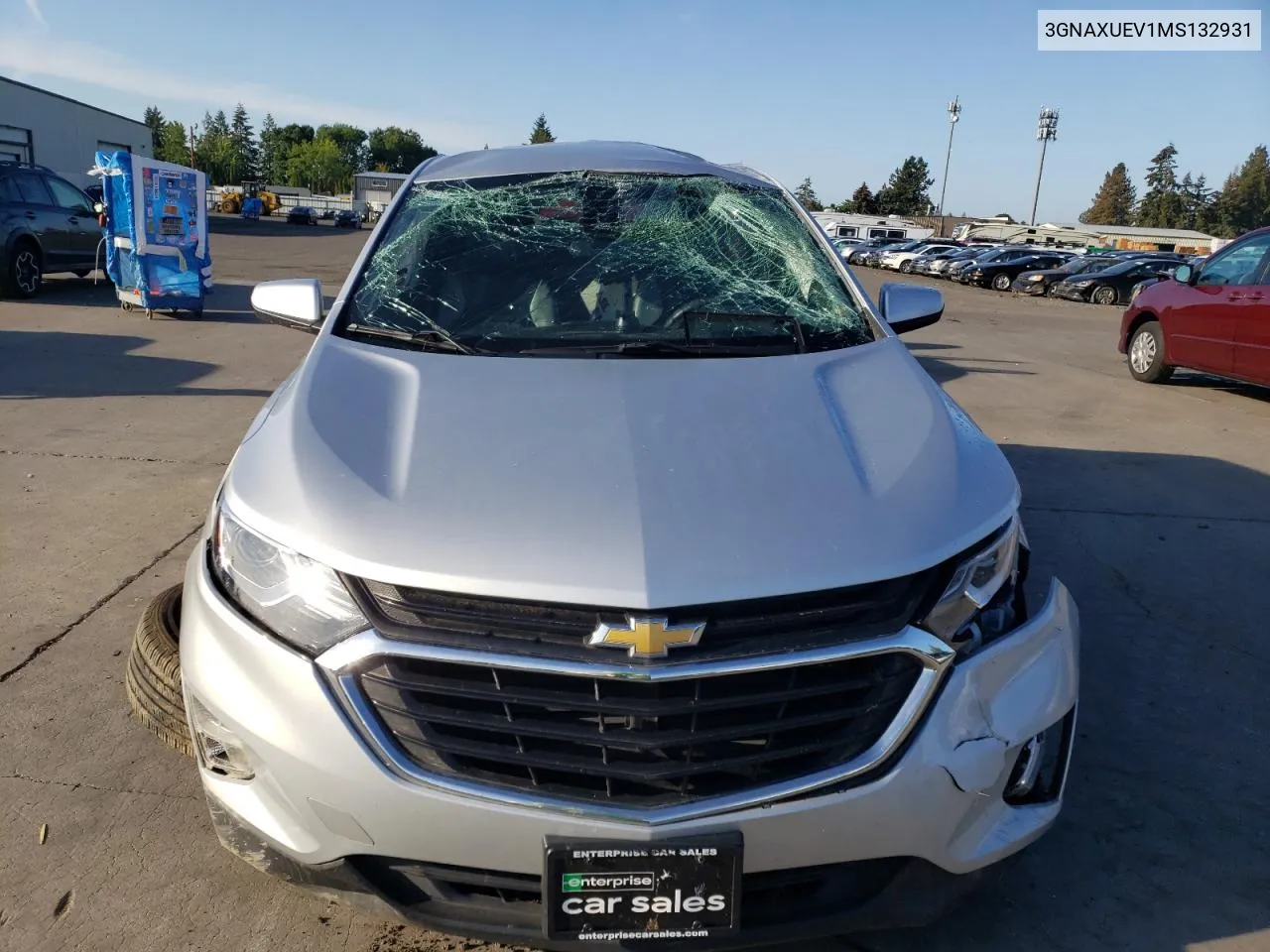 2021 Chevrolet Equinox Lt VIN: 3GNAXUEV1MS132931 Lot: 67555034