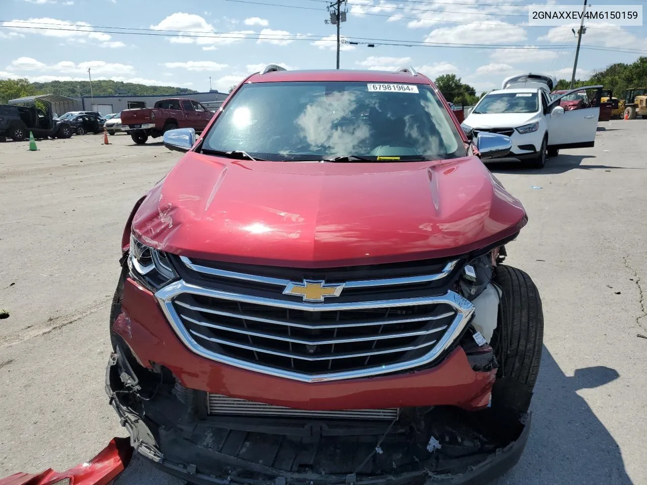 2021 Chevrolet Equinox Premier VIN: 2GNAXXEV4M6150159 Lot: 67981964