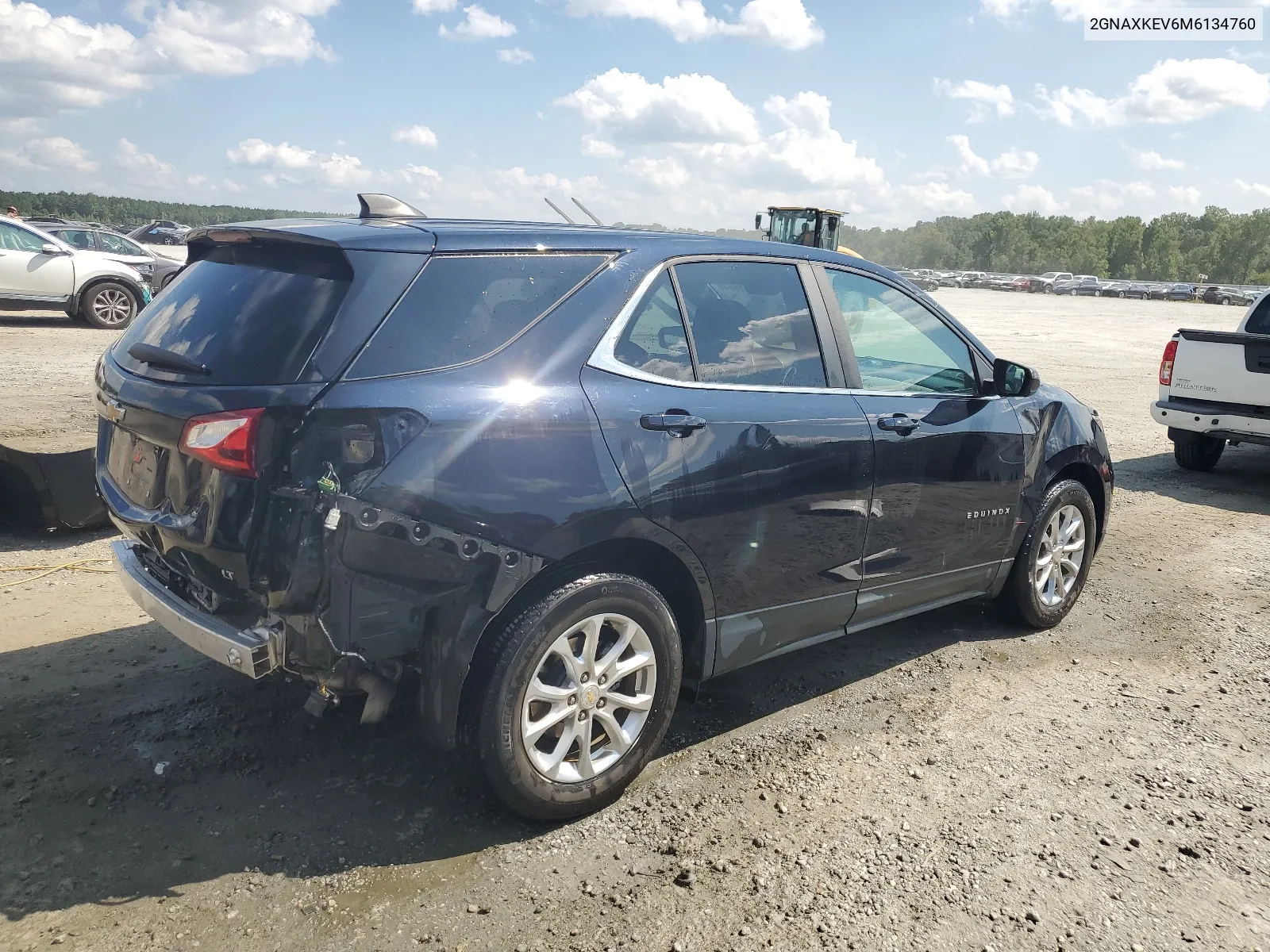 2021 Chevrolet Equinox Lt VIN: 2GNAXKEV6M6134760 Lot: 68101864