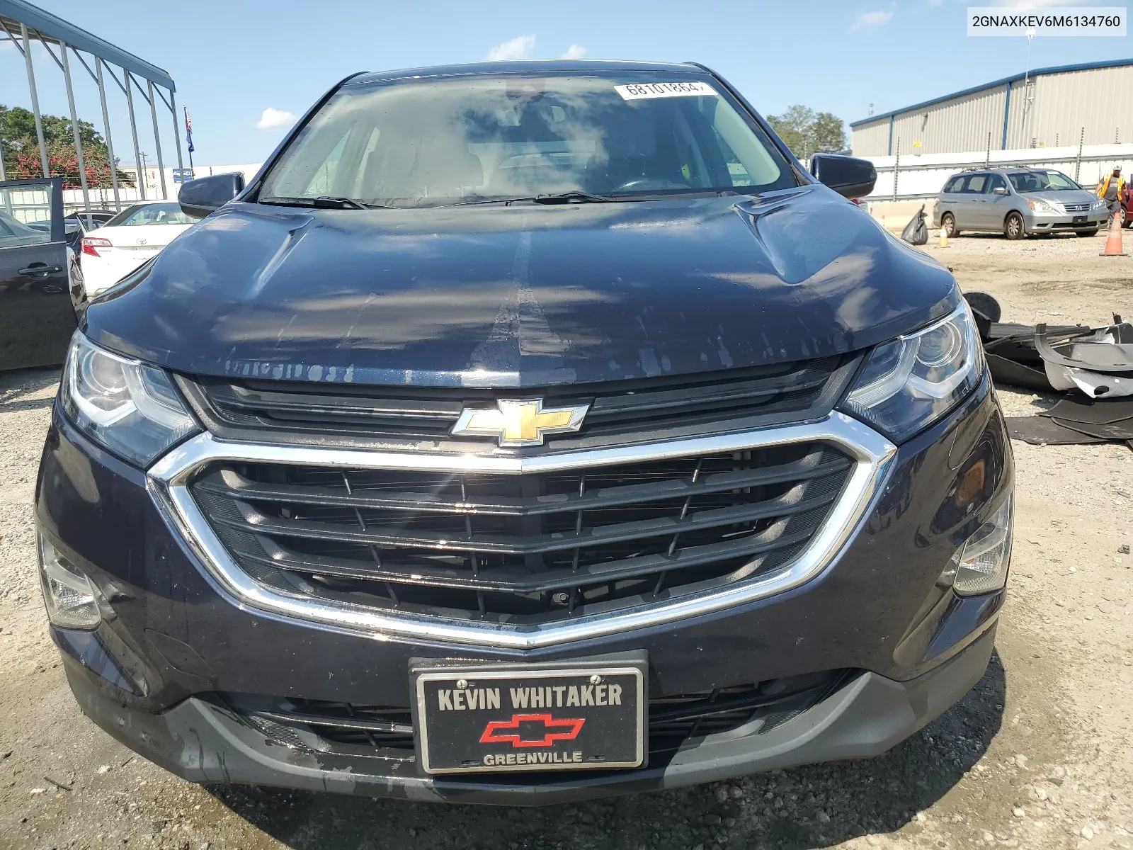 2021 Chevrolet Equinox Lt VIN: 2GNAXKEV6M6134760 Lot: 68101864