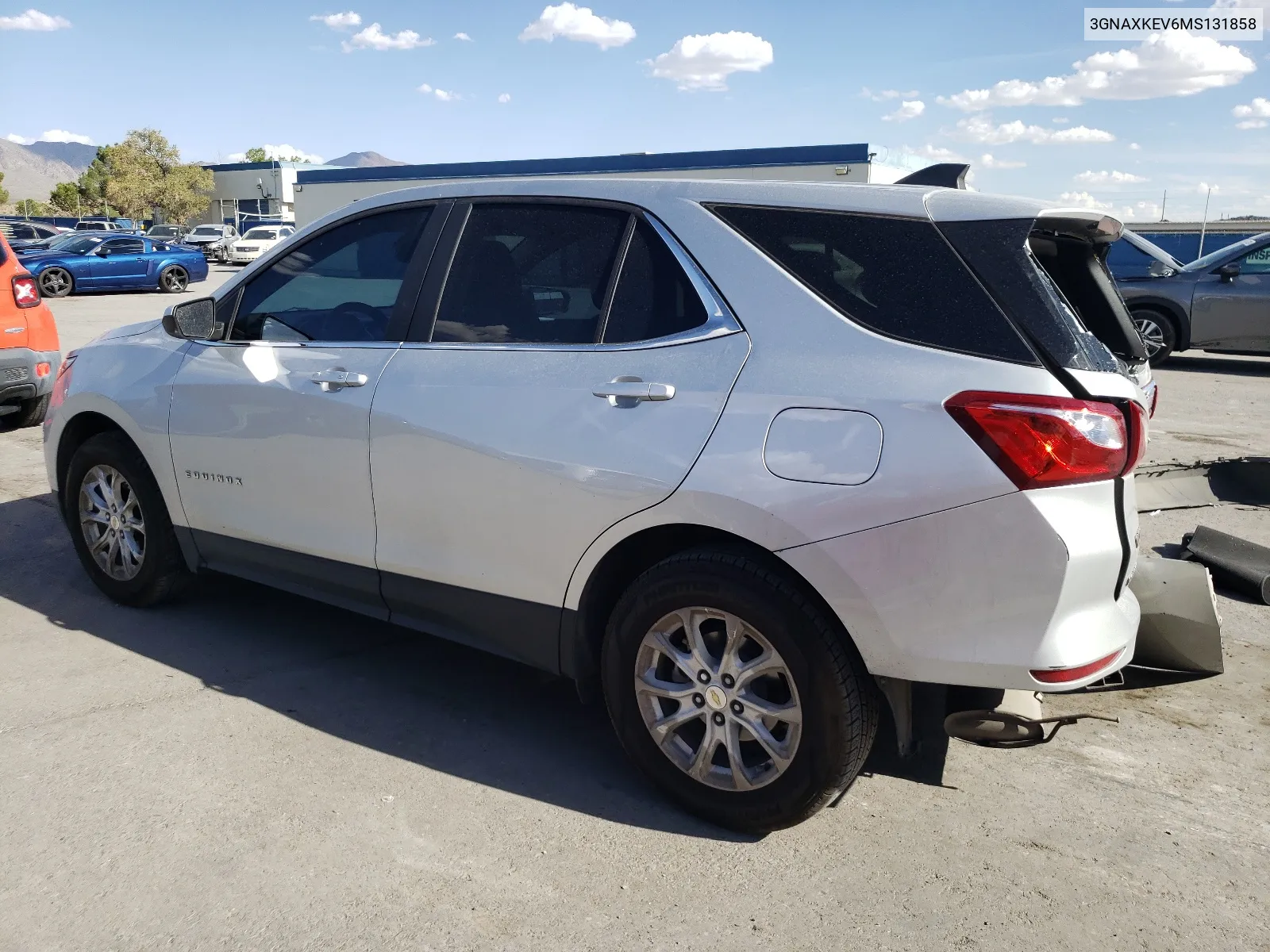 2021 Chevrolet Equinox Lt VIN: 3GNAXKEV6MS131858 Lot: 68670244