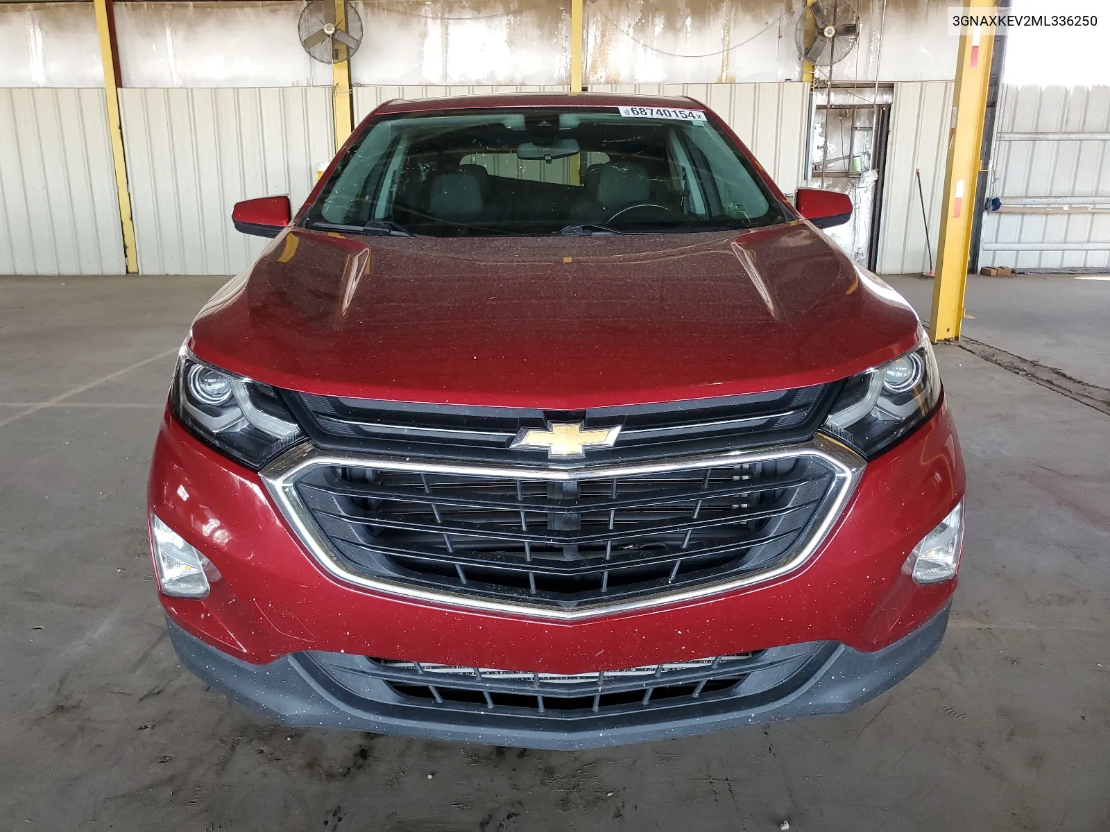 2021 Chevrolet Equinox Lt VIN: 3GNAXKEV2ML336250 Lot: 68740154