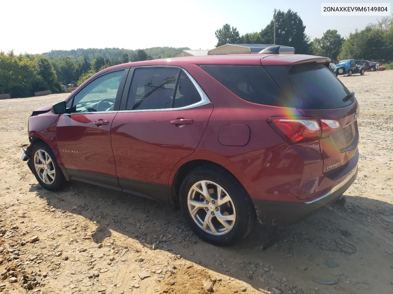 2021 Chevrolet Equinox Lt VIN: 2GNAXKEV9M6149804 Lot: 68982424