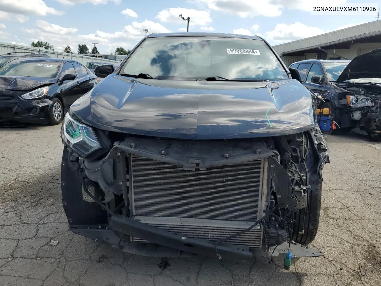 2021 Chevrolet Equinox Lt VIN: 2GNAXUEVXM6110926 Lot: 69068984