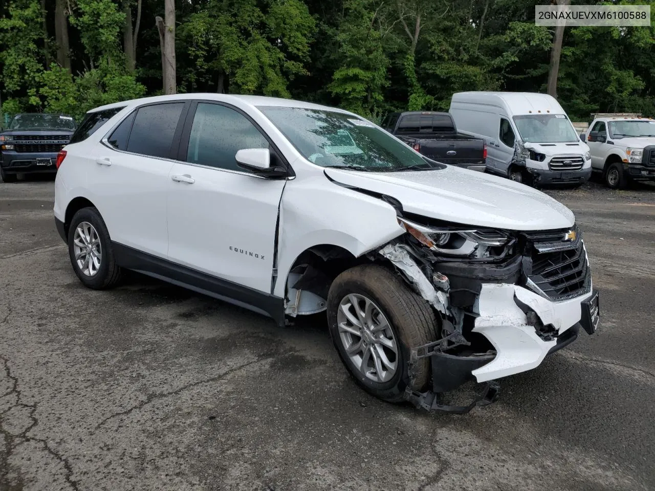 2021 Chevrolet Equinox Lt VIN: 2GNAXUEVXM6100588 Lot: 69101944