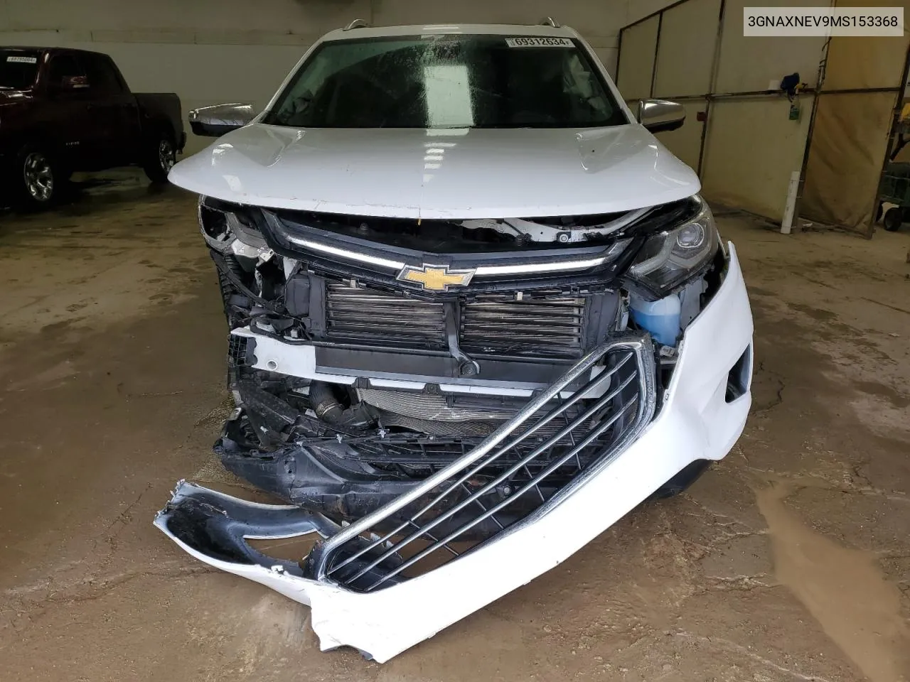 2021 Chevrolet Equinox Premier VIN: 3GNAXNEV9MS153368 Lot: 69312634