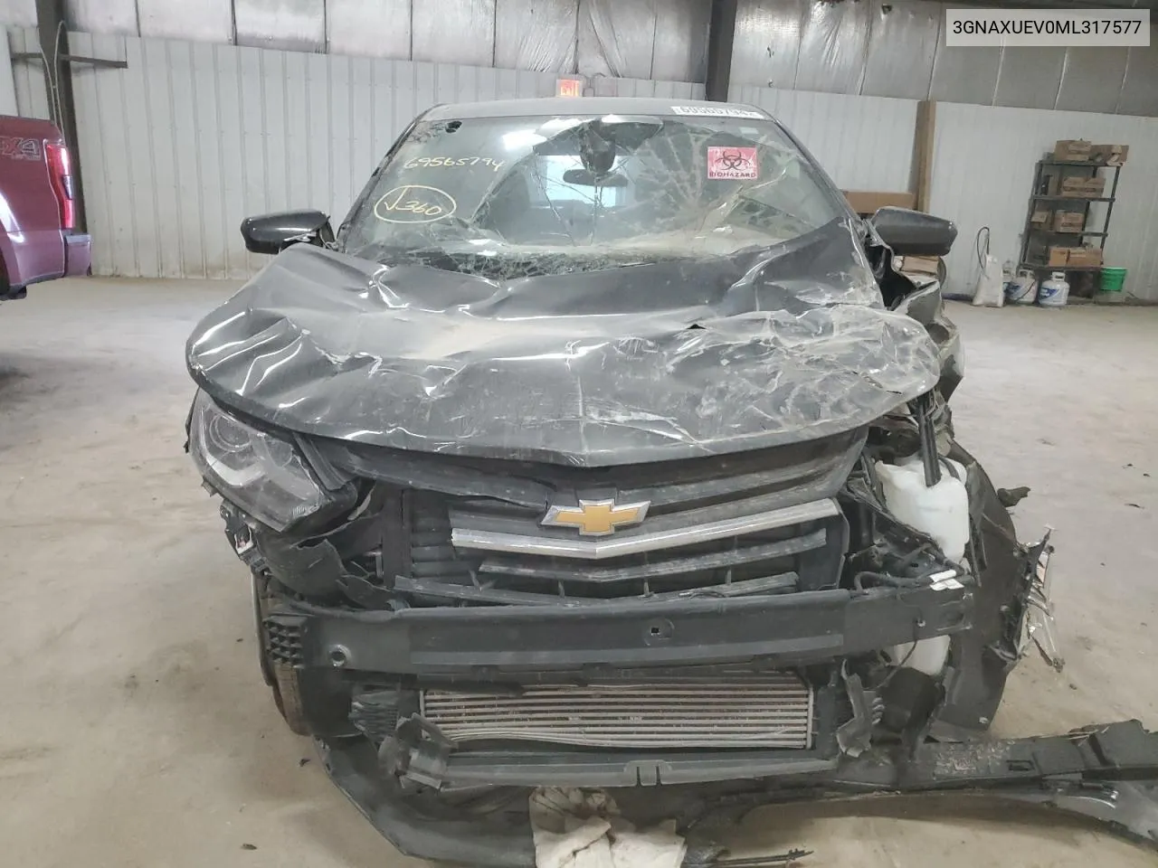 2021 Chevrolet Equinox Lt VIN: 3GNAXUEV0ML317577 Lot: 69565794