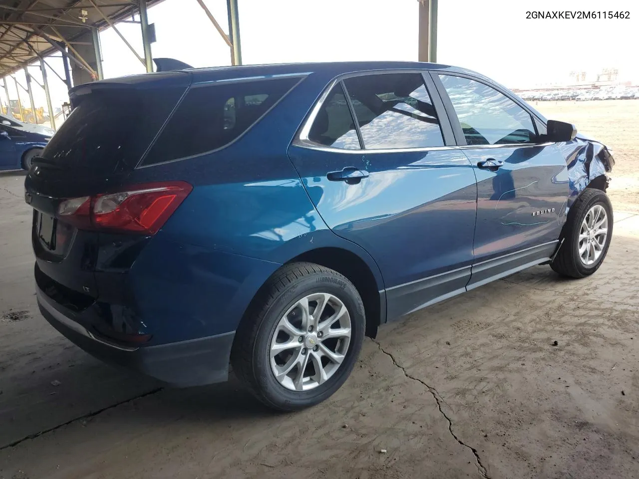 2021 Chevrolet Equinox Lt VIN: 2GNAXKEV2M6115462 Lot: 69656974