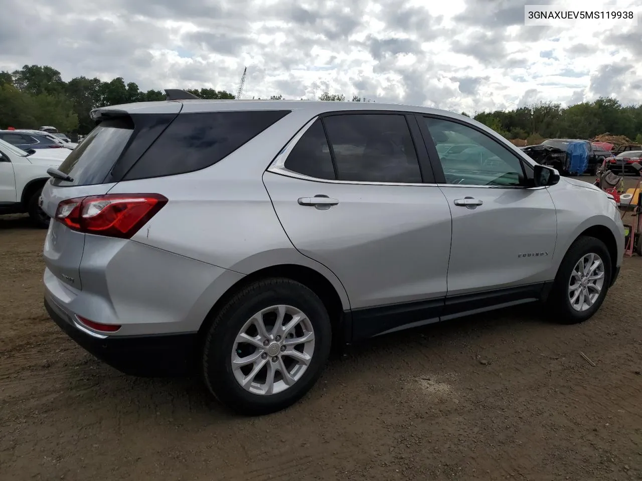 2021 Chevrolet Equinox Lt VIN: 3GNAXUEV5MS119938 Lot: 69973804