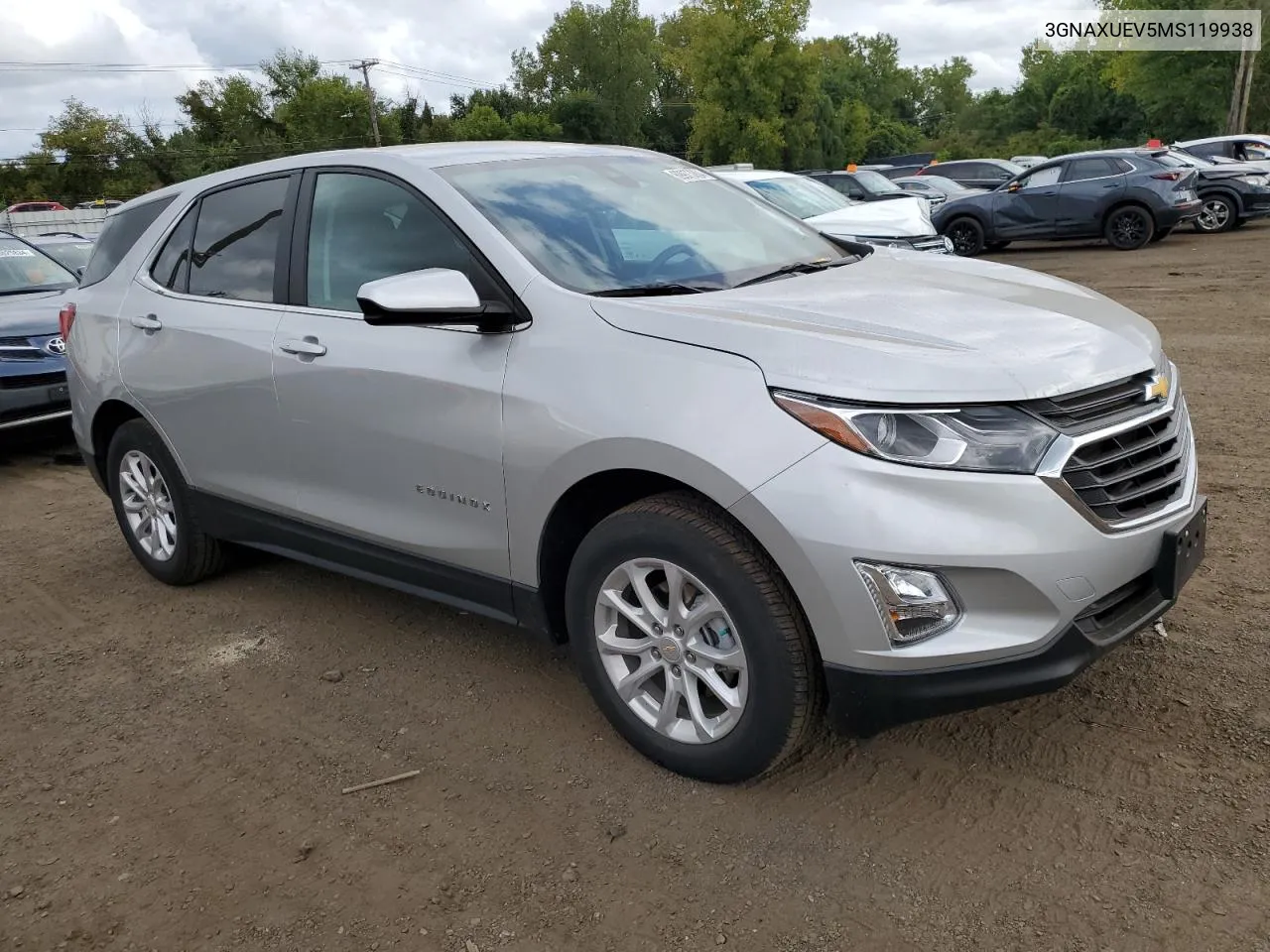 2021 Chevrolet Equinox Lt VIN: 3GNAXUEV5MS119938 Lot: 69973804