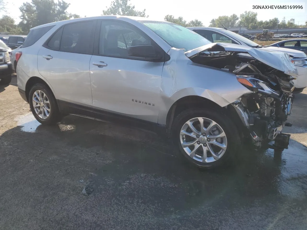 2021 Chevrolet Equinox Ls VIN: 3GNAXHEV6MS169996 Lot: 70015844